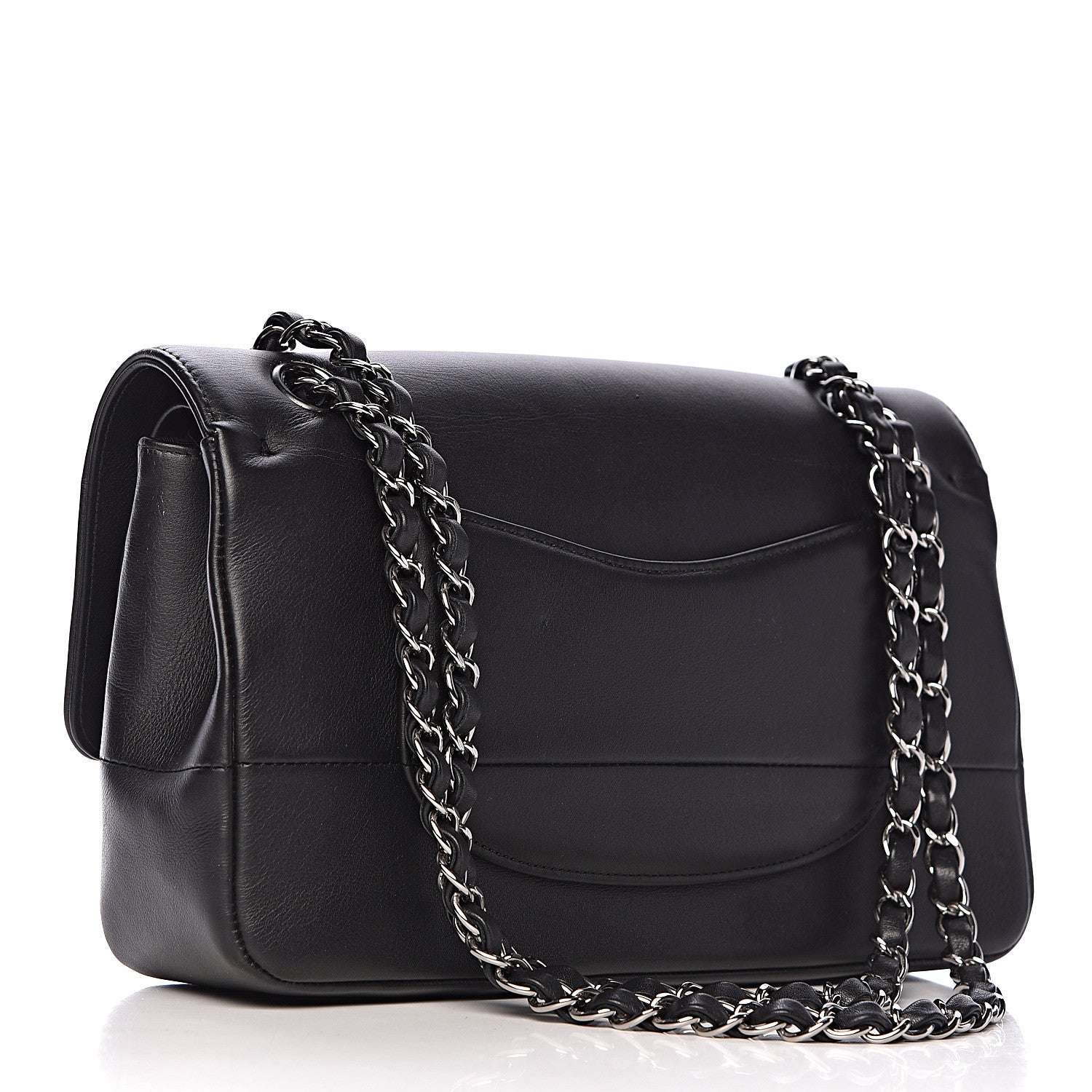Chanel Calfskin Medium Classic Pure Double Flap Black 3 of 20
