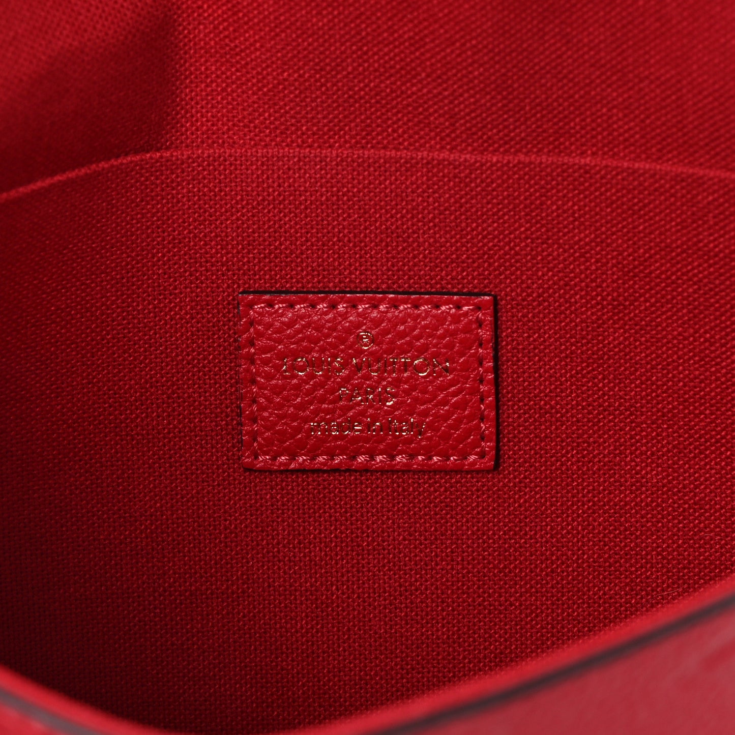 Empreinte Pochette Felicie Chain Wallet Scarlet