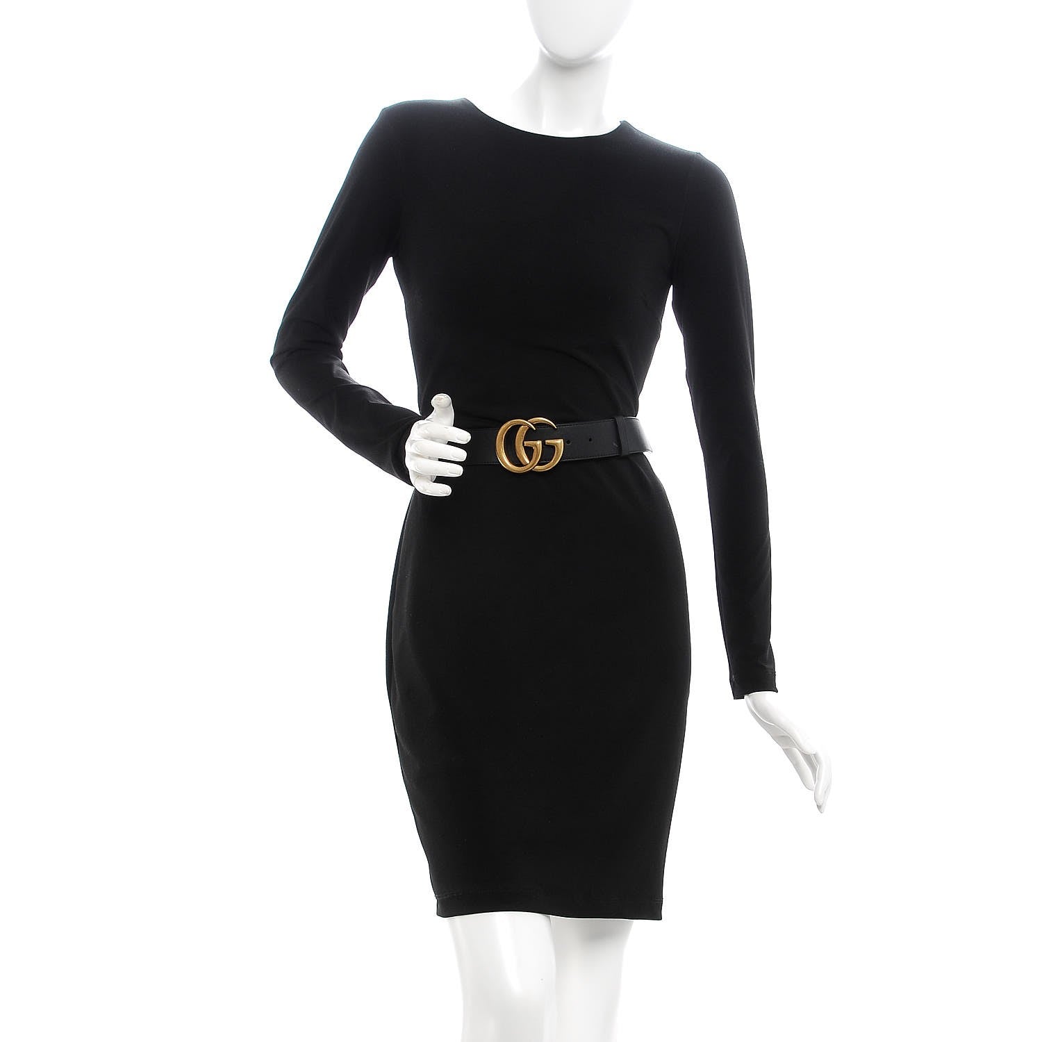 Gucci Calfskin Double G 40mm Belt 90 36 Black 2 of 8