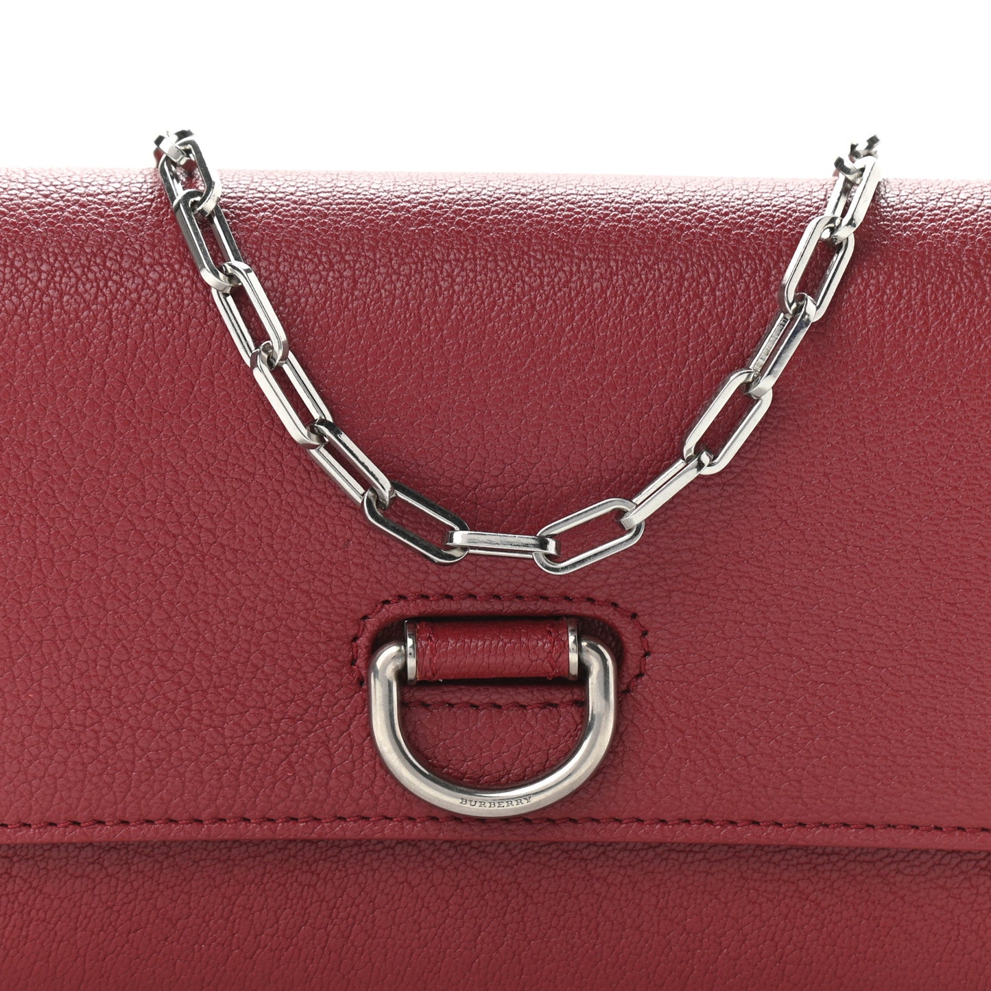 Hayes Goatskin D-Ring Mini Bag Crimson