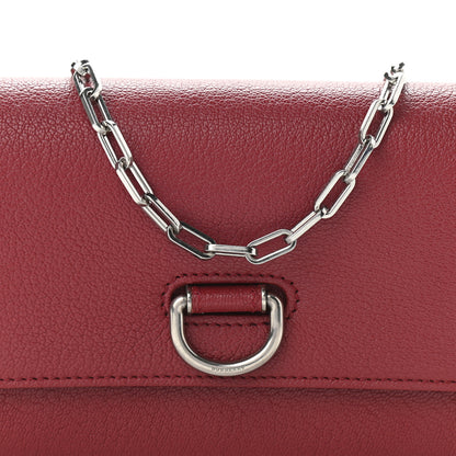 Burberry Hayes Goatskin D-Ring Mini Bag Crimson 8 of 10