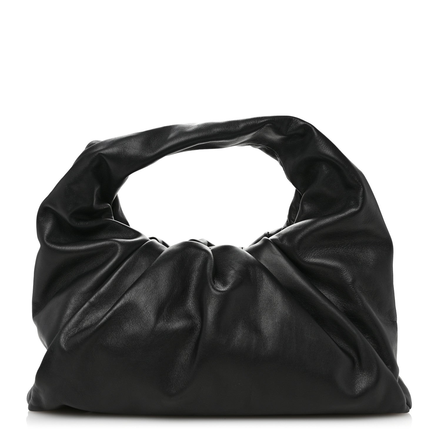 Bottega Veneta Smooth Butter Calfskin Small The Shoulder Pouch Black 1 of 9