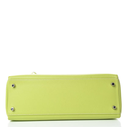 Hermes Epsom Candy Kelly Retourne 32 Kiwi Lichen 6 of 39