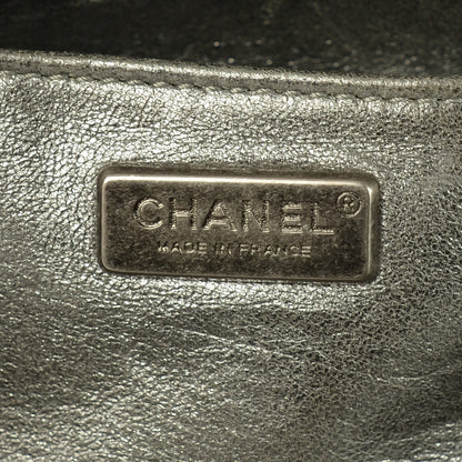 Chanel Lambskin Embellished Medium Boy Flap Silver 6 of 8