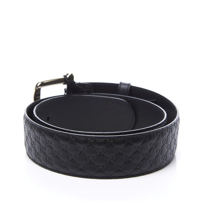 Gucci Soft Microguccissima Margaux Calfskin Belt 85 34 Black 2 of 6
