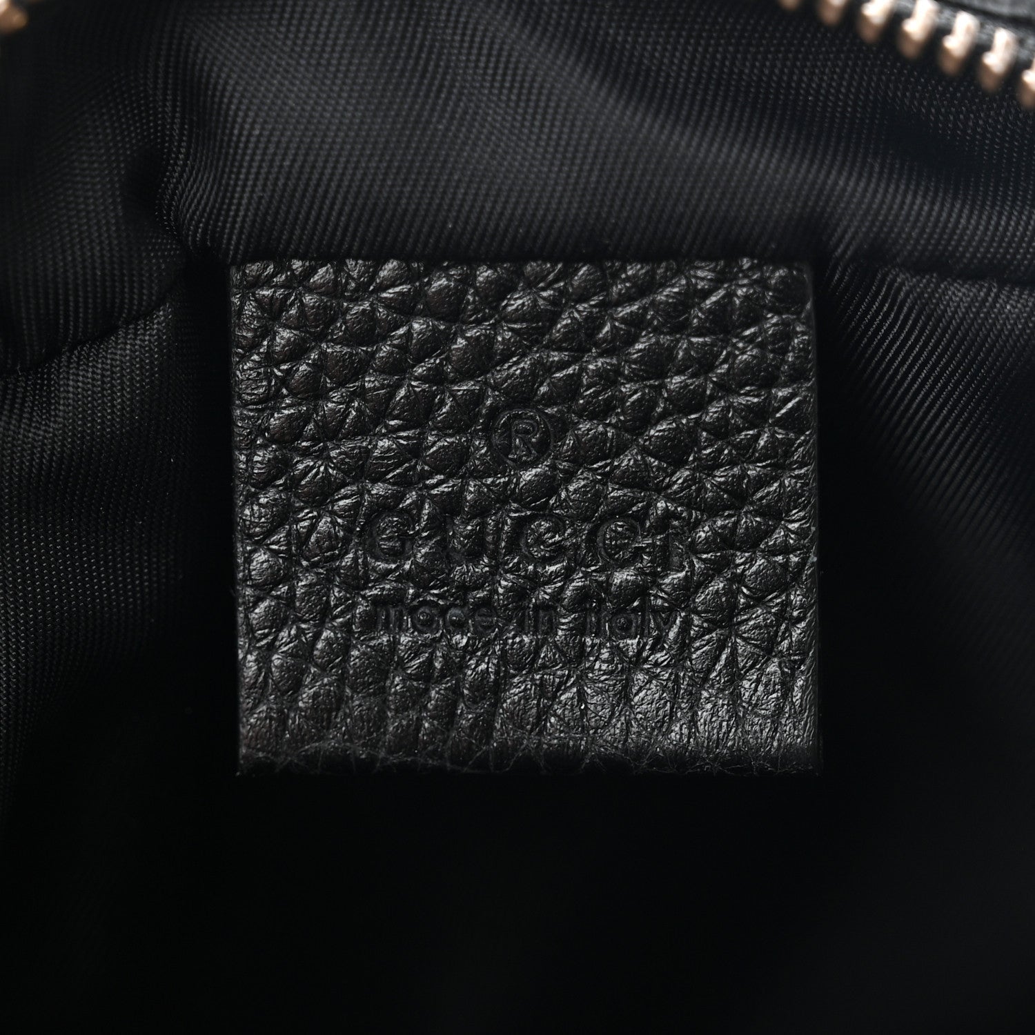 Gucci Pebbled Calfskin Mini Soho Disco Bag Black 6 of 10