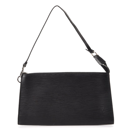 Louis Vuitton Epi Pochette Accessories 24 Black 1 of 10