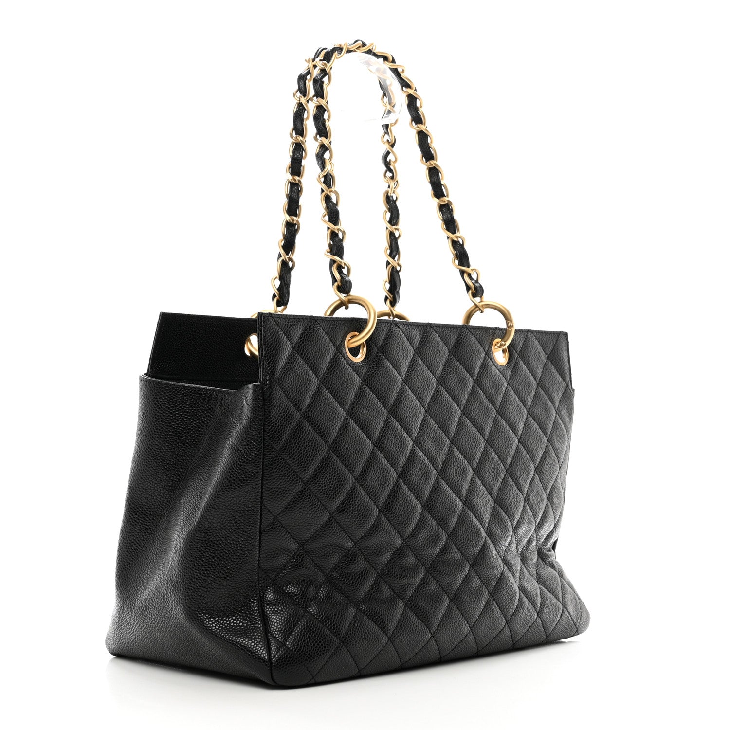 Chanel Caviar Quilted Grand Timeless Tote GTT Black 3 of 11
