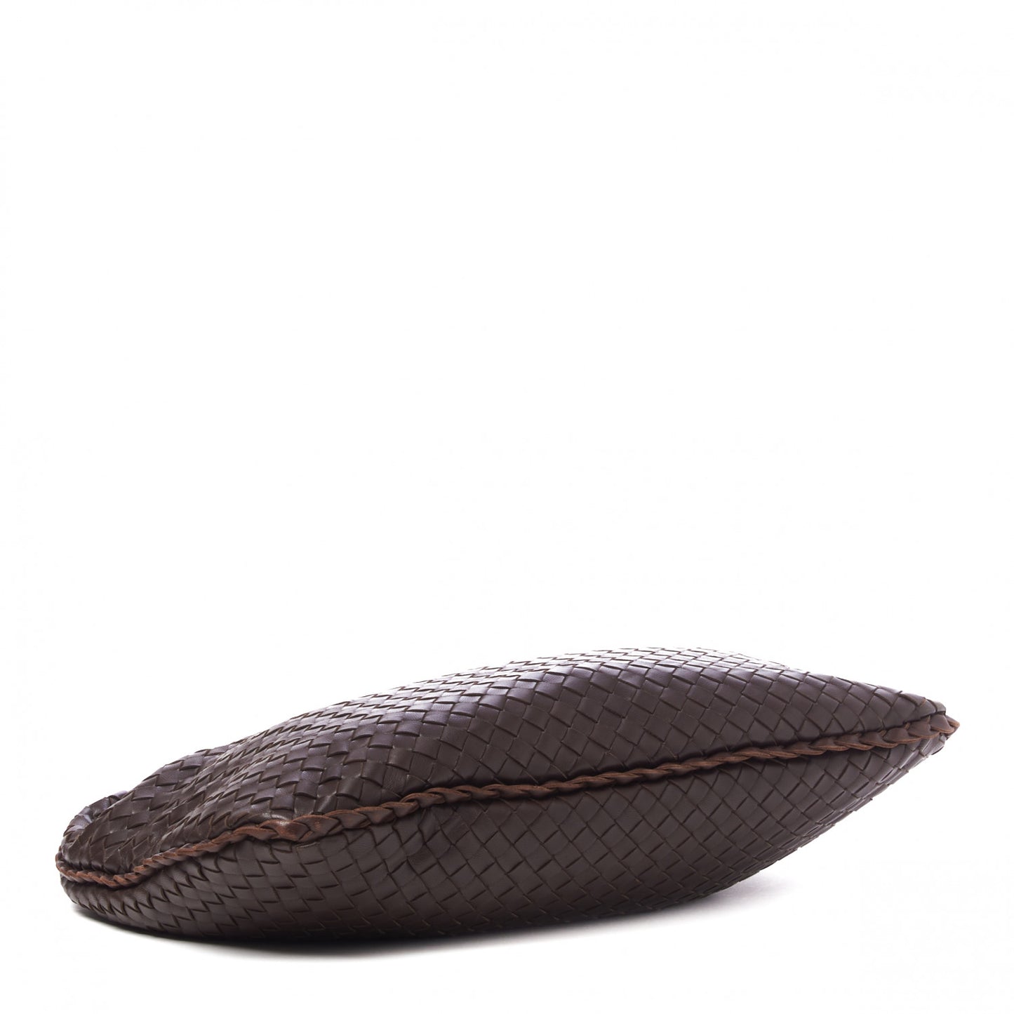 Nappa Intrecciato Medium Veneta Hobo Ebano