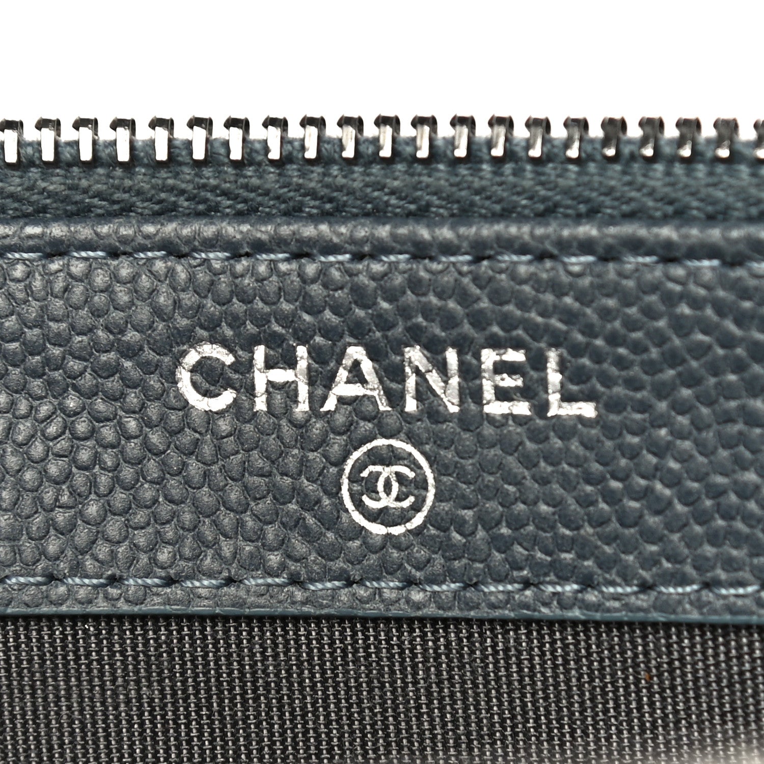 Chanel Caviar Quilted Small Clutch With Chain Grey 7 of 15