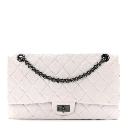 Chanel Aged Calfskin 2.55 Reissue 226 Flap White 1 of 11