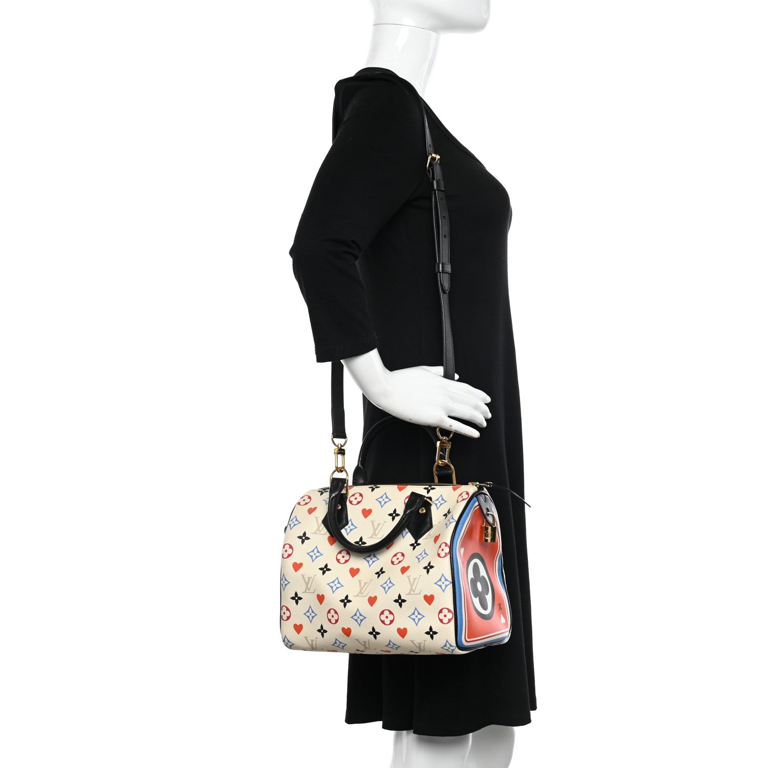 Louis Vuitton Game On Speedy Bandouliere 25 White 2 of 10