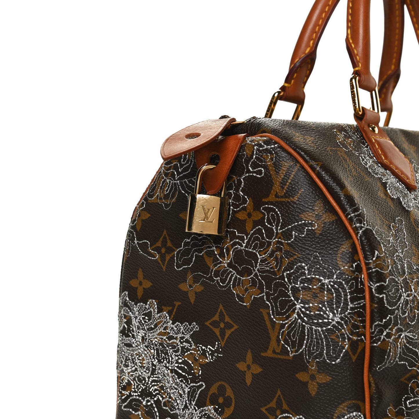 Monogram Dentelle Speedy 30 Silver