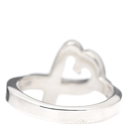 Tiffany Sterling Silver Paloma Picasso Loving Heart Ring 51 5.75 3 of 5
