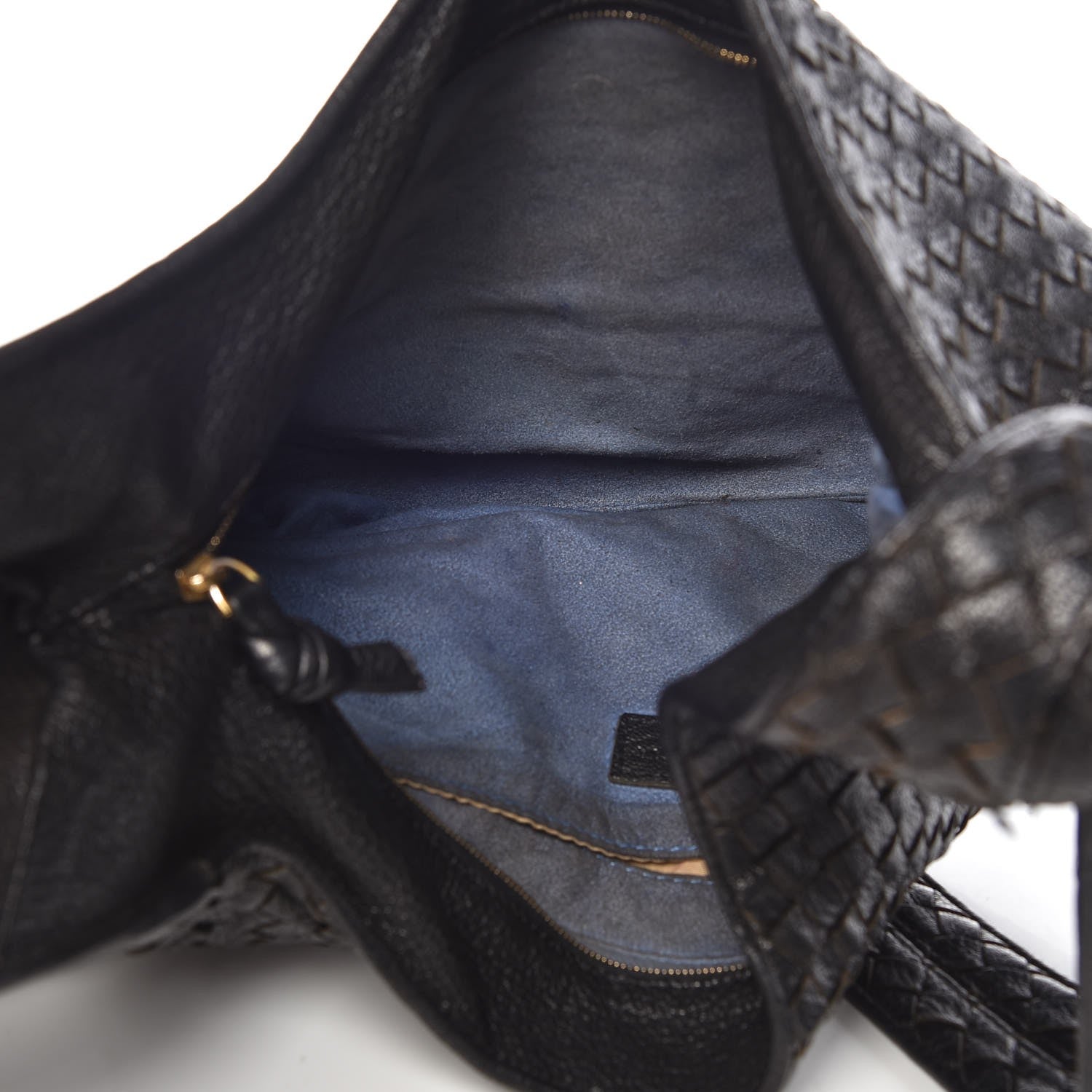 Bottega Veneta Nappa Intrecciato Shoulder Bag Black 5 of 17