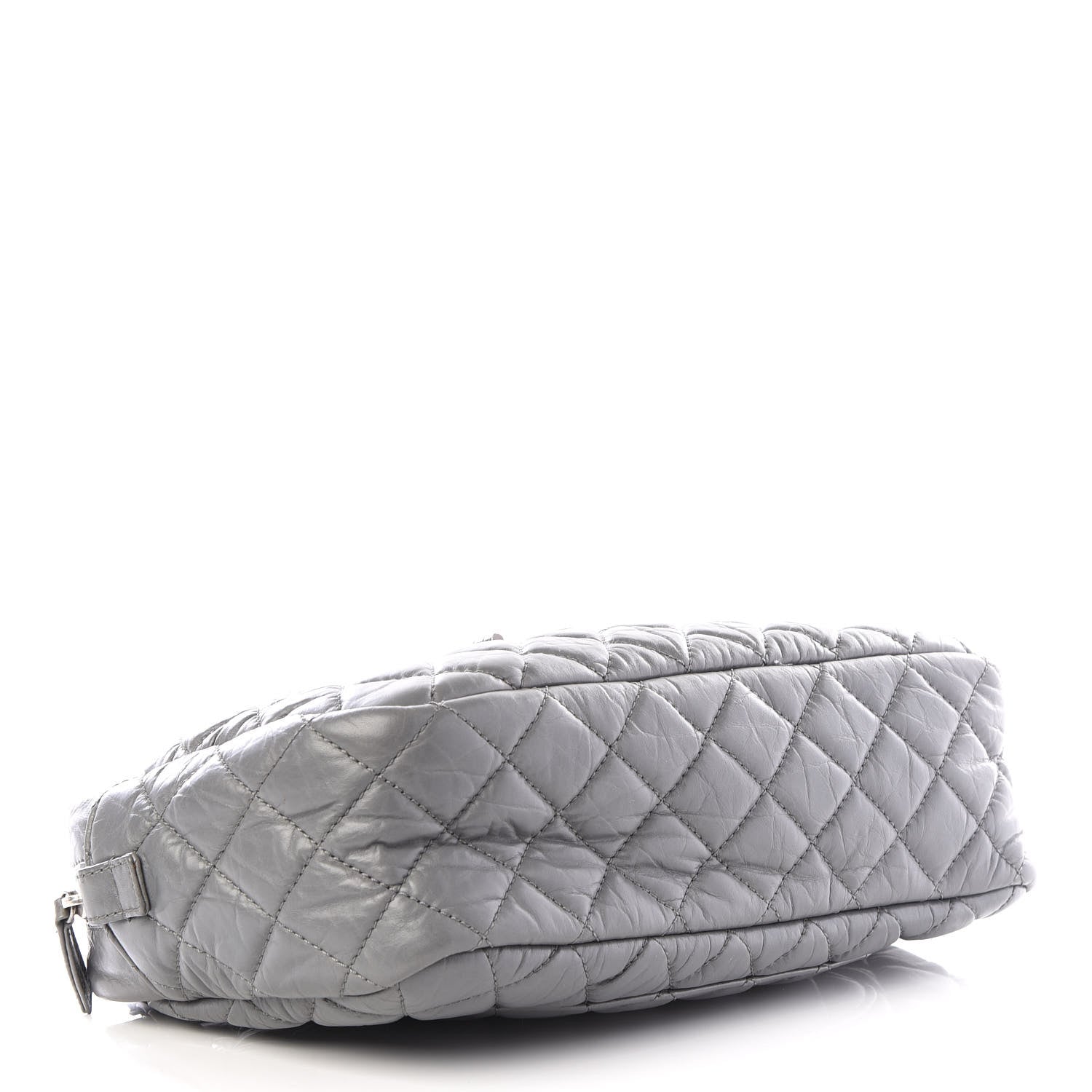 Chanel Aged Calfskin Quilted Large Reissue Camera Case Grey 3 of 9