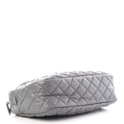 Chanel Aged Calfskin Quilted Large Reissue Camera Case Grey 3 of 9