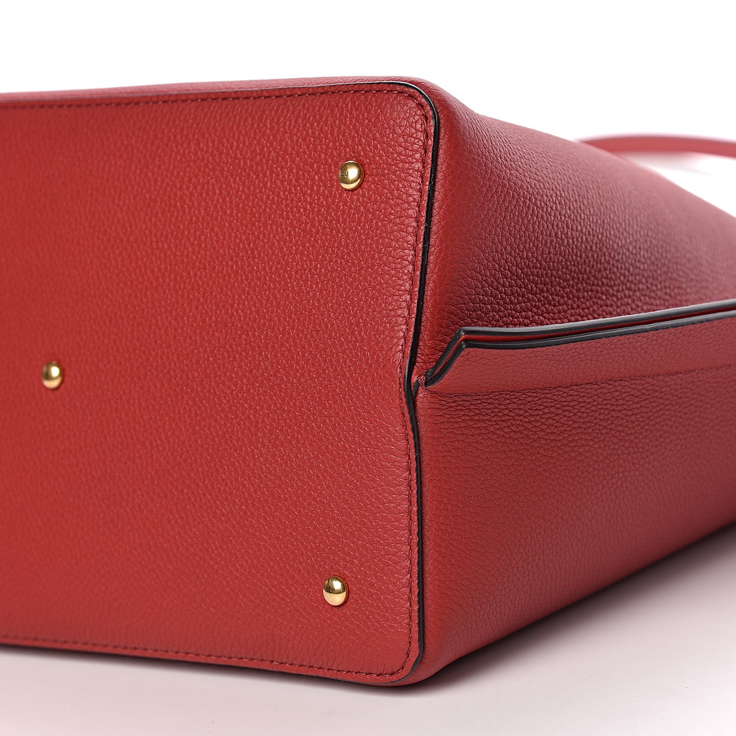 Grainy Calfskin VLogo Escape Hobo Bag Rosso Valentino
