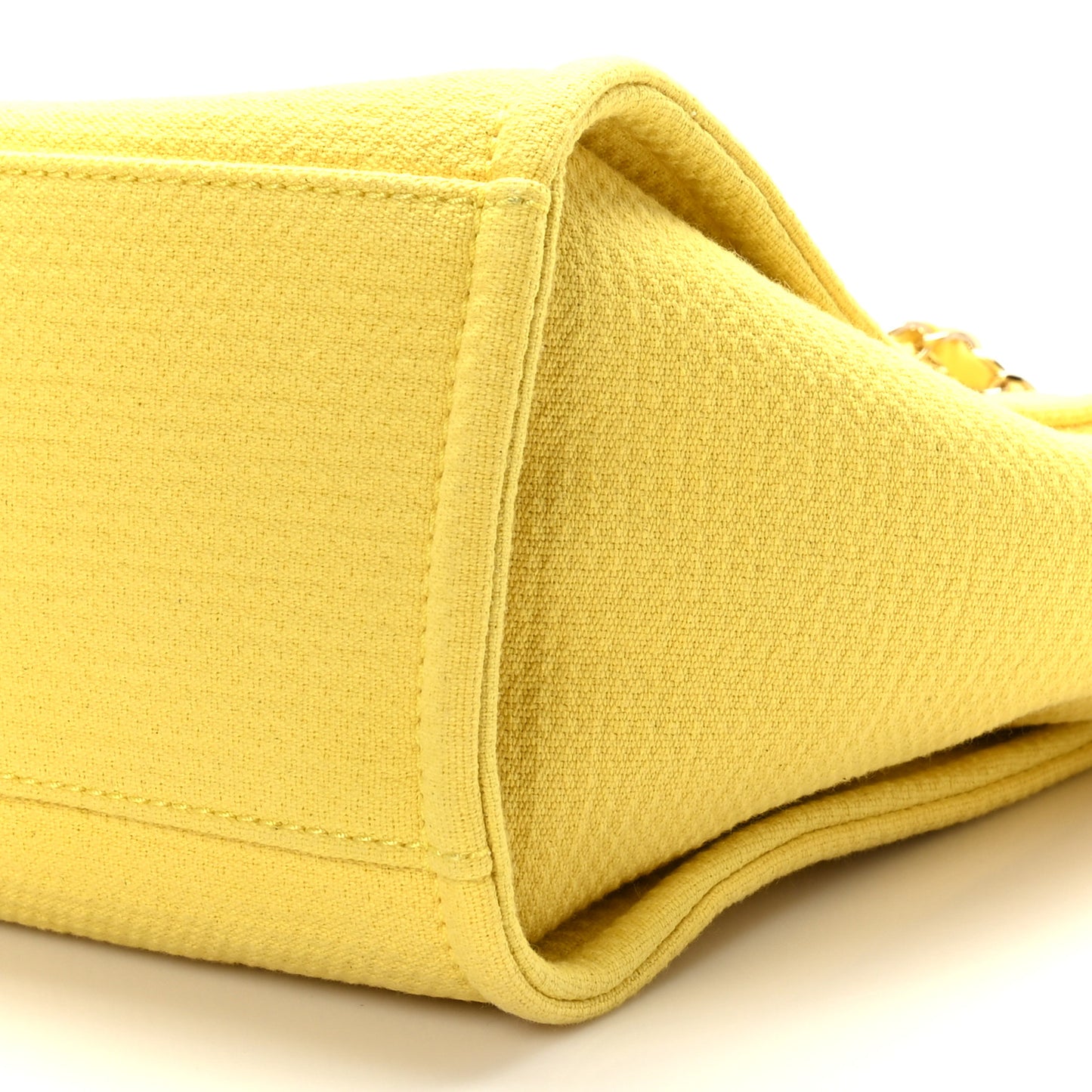 Mixed Fibers Small Deauville Tote Yellow