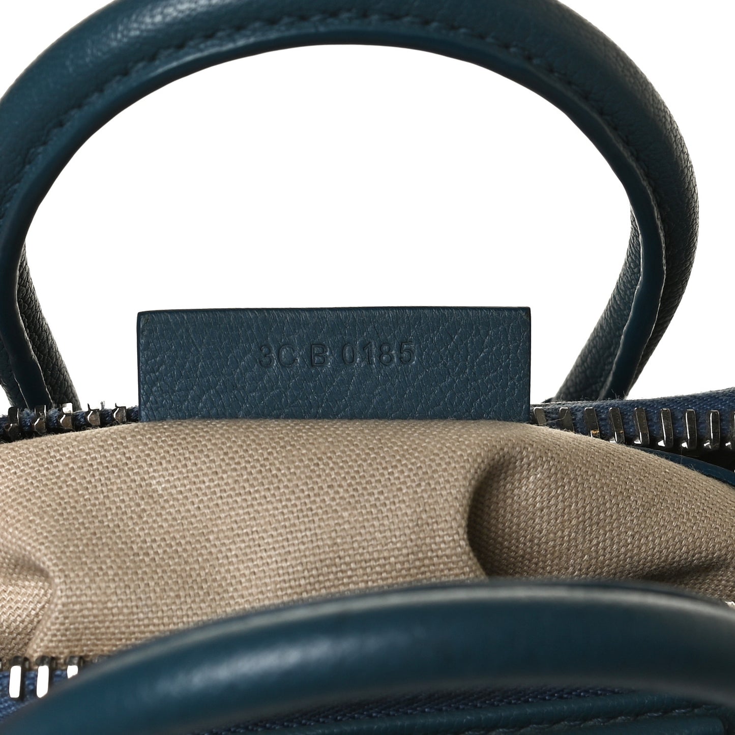 Sugar Goatskin Mini Antigona Oil Blue