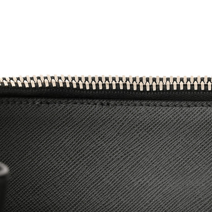 Prada Saffiano Travel Shopping Tote Mercurio 11 of 14
