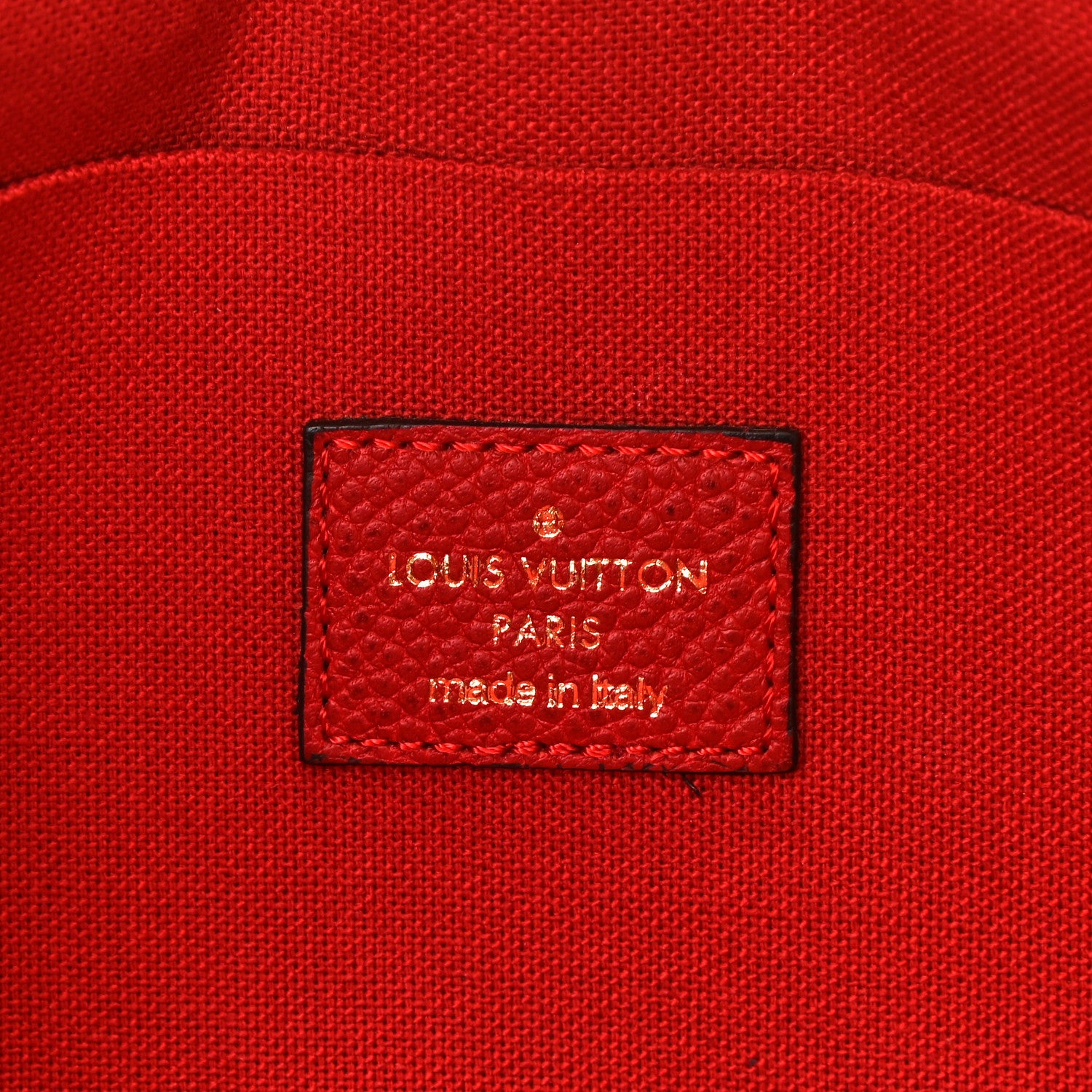 Louis Vuitton Empreinte Pochette Felicie Chain Wallet Scarlet 7 of 10