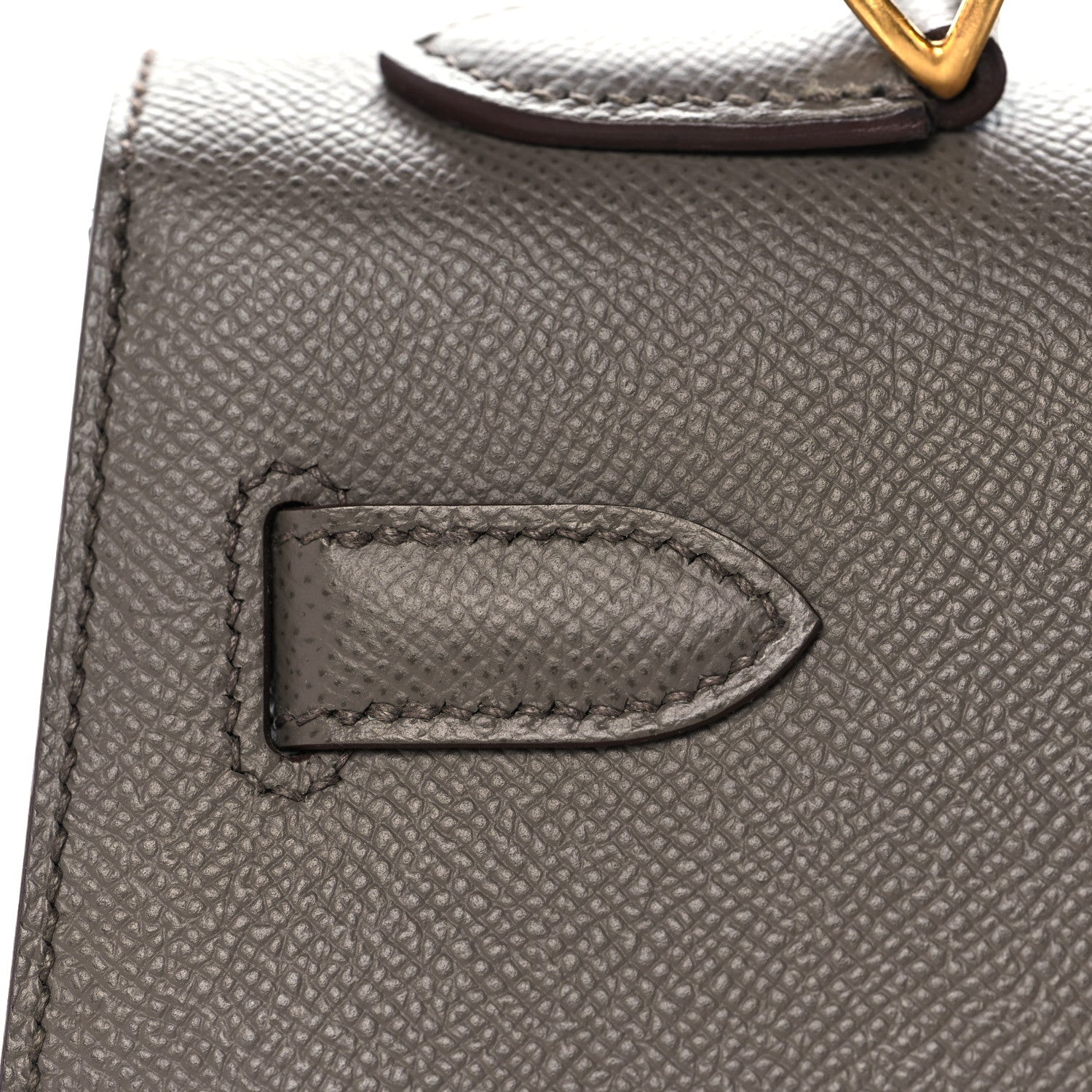 Hermes Epsom Horseshoe Kelly Sellier 32 Etain 13 of 38