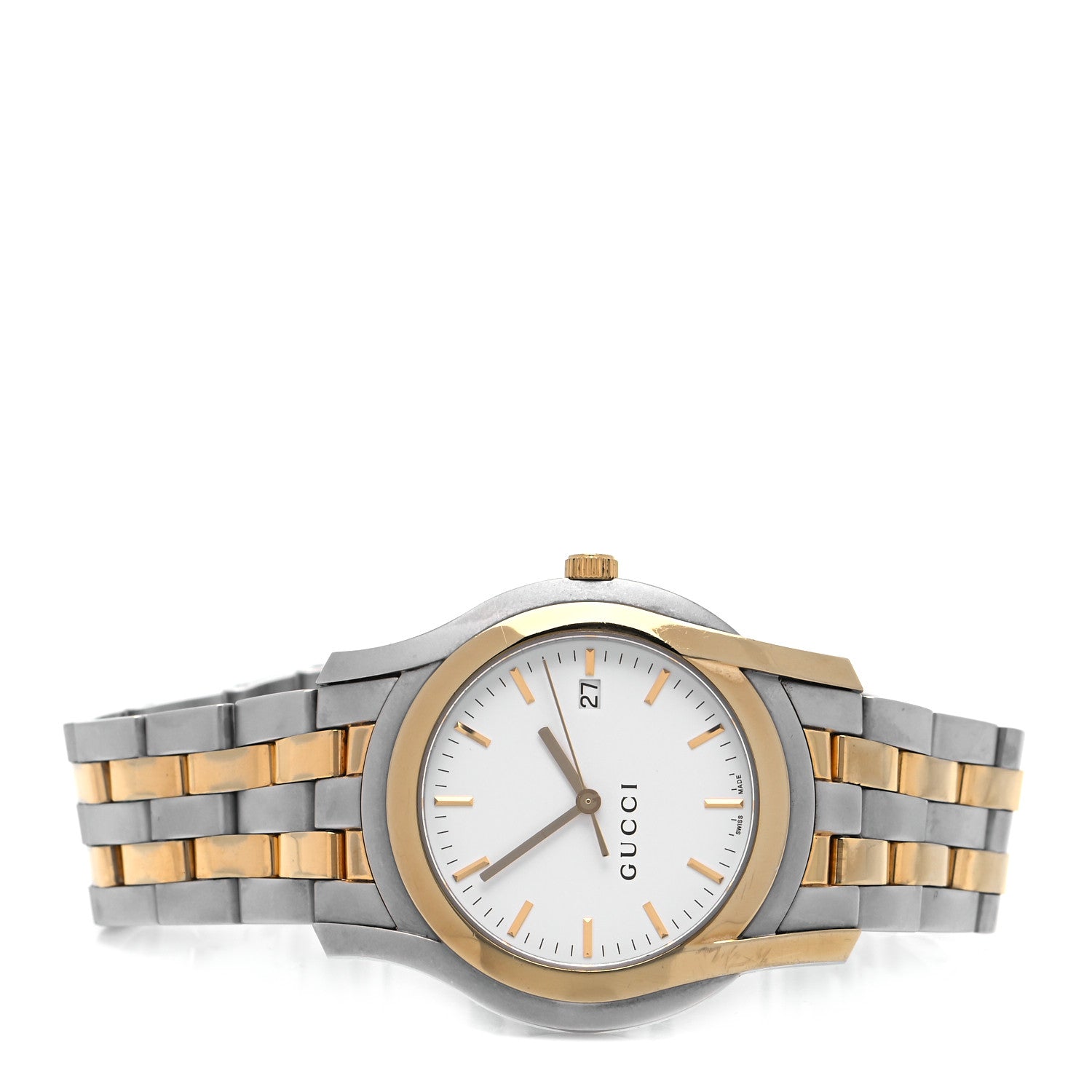 Gucci Stainless Steel 38mm 5500XL Two Tone Quartz Watch 2 of 6