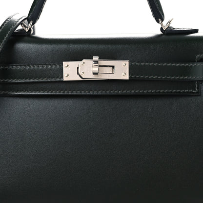 Hermes Box Mini Kelly Sellier 20 Vert Mangrove 8 of 13