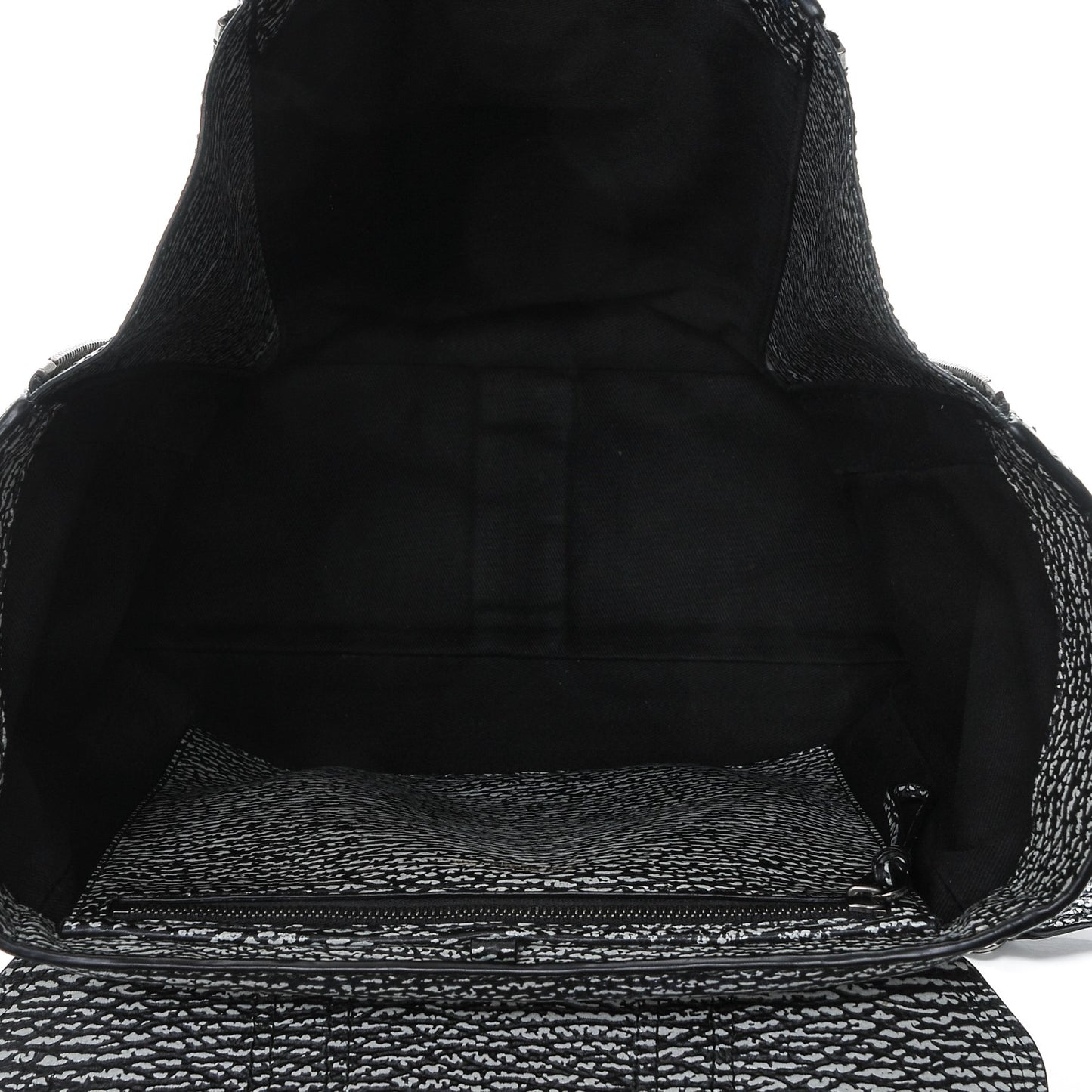 3.1 Textured Calfskin Pashli Backpack Black Cream