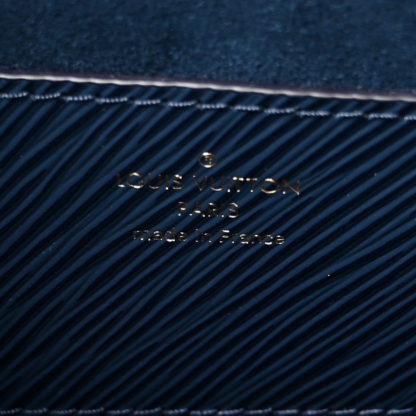 Epi Twist Shoulder Bag MM Indigo