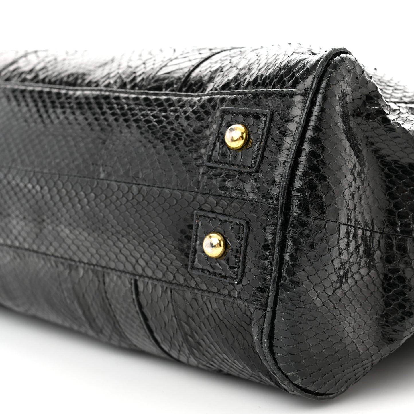 Silky Snake Print Bayswater Black