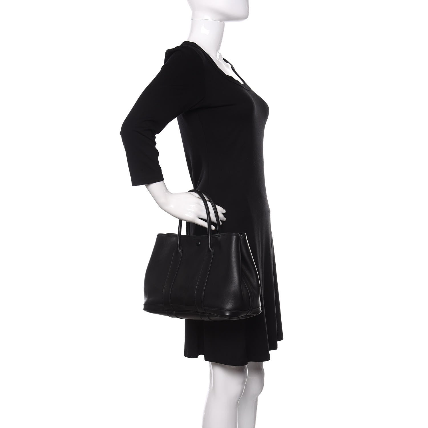 Hermes Swift Scattered Letters Garden Party TPM Black 2 of 13