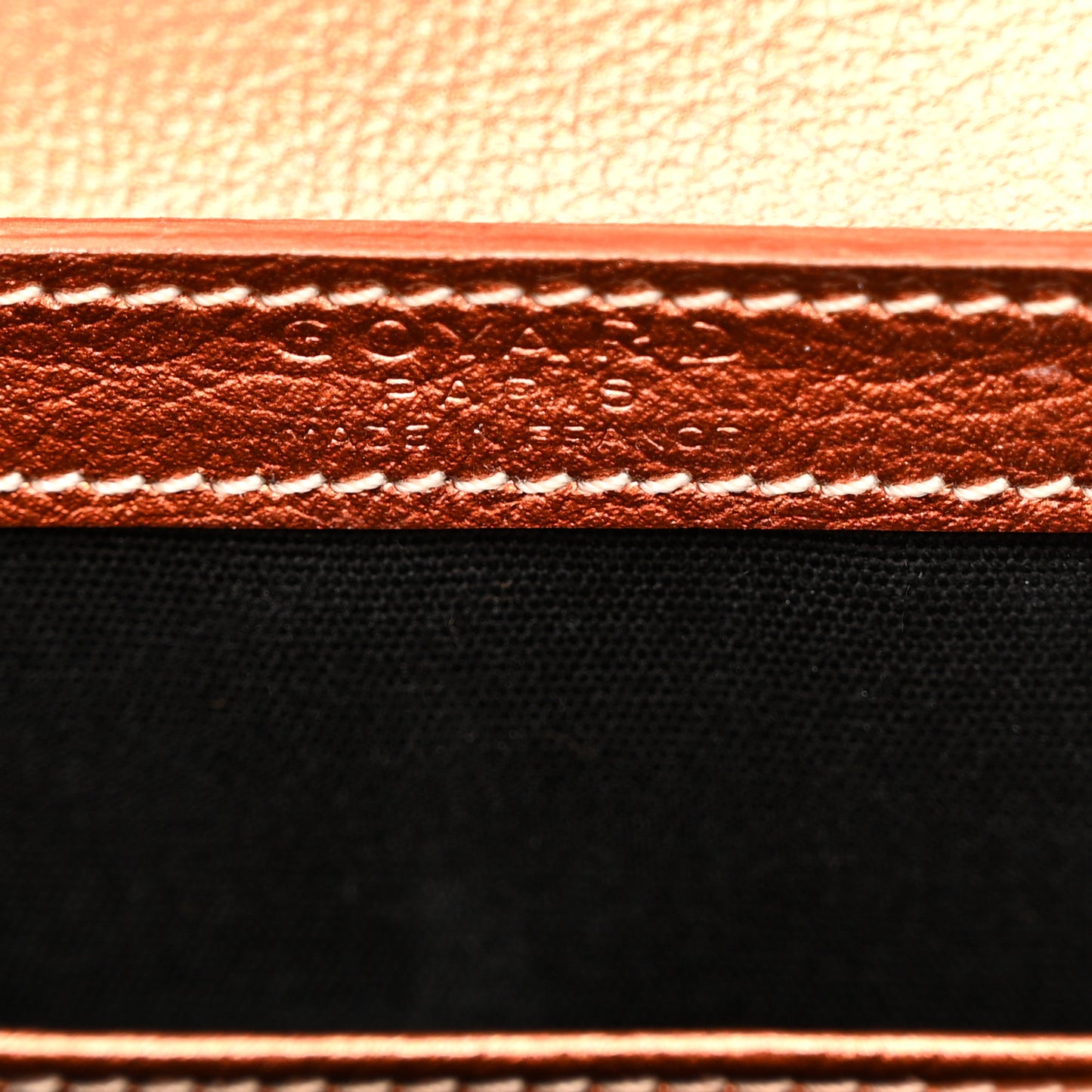 Goyardine Precious Metal Structure Mini Saigon Rose Gold