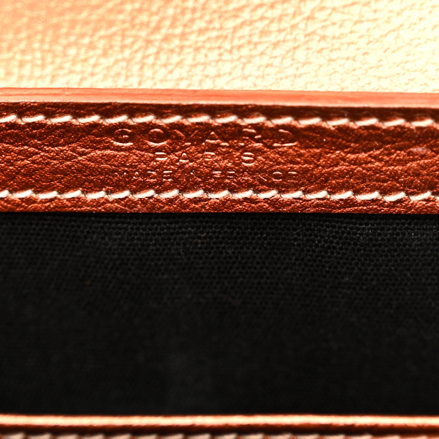 Goyard Goyardine Precious Metal Structure Mini Saigon Rose Gold 6 of 12