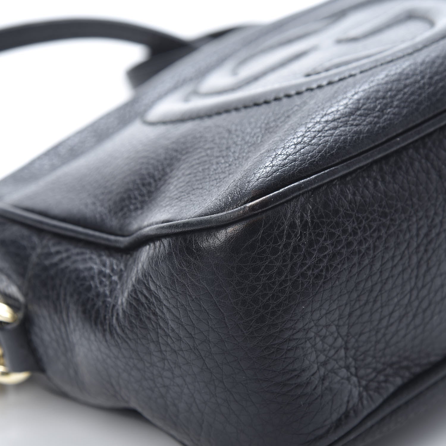 Gucci Pebbled Calfskin Small Soho Disco Bag Black 9 of 19