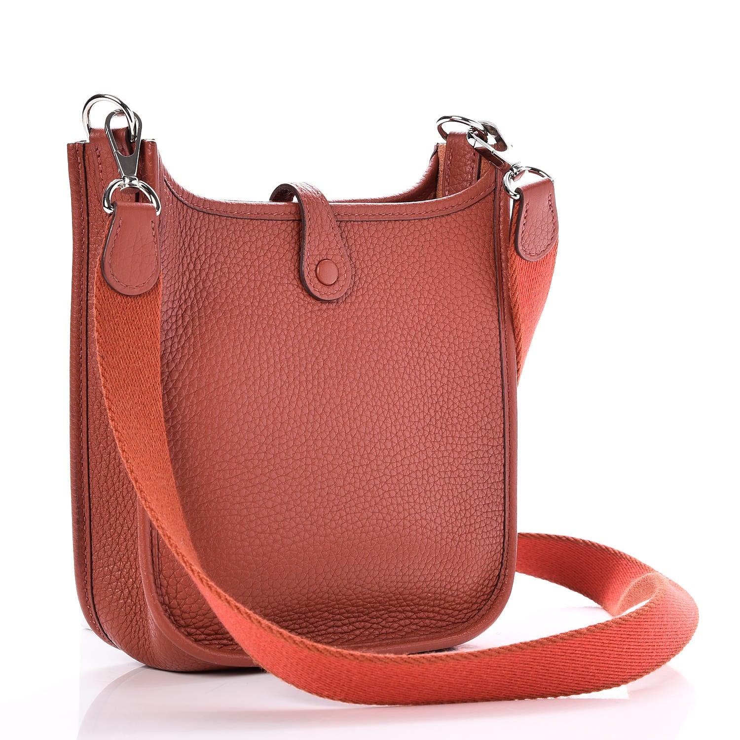 Hermes Taurillon Clemence Amazone Evelyne TPM Sienna 3 of 7