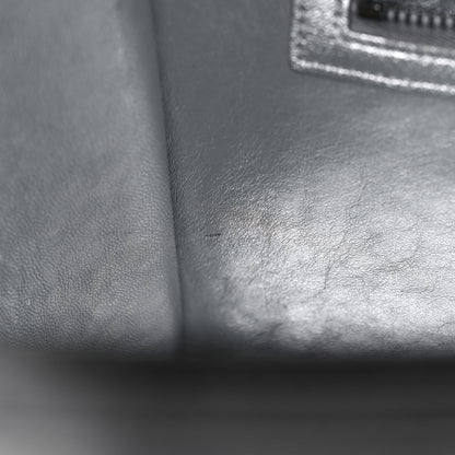 Celine Laminated Lambskin Micro Luggage Silver 14 of 18