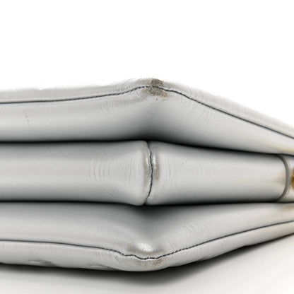 Louis Vuitton Lambskin Embossed Monogram Coussin BB Silver 10 of 10