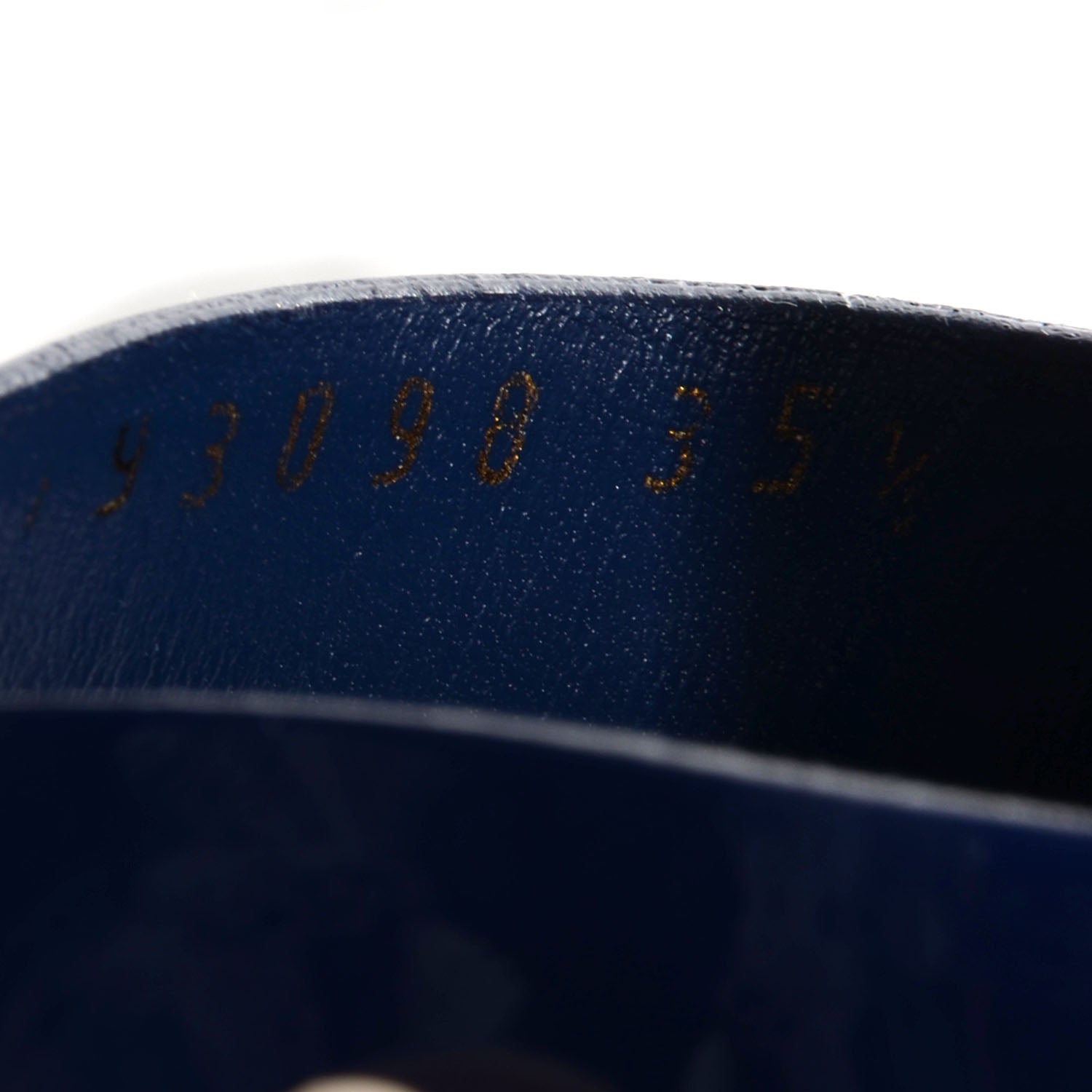 Saint Laurent Patent Tribute 105 Platform Sandals Navy 35.5 7 of 7