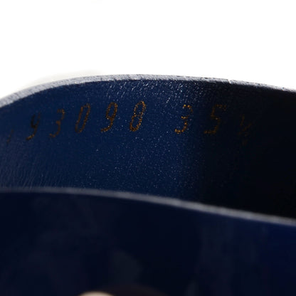 Saint Laurent Patent Tribute 105 Platform Sandals Navy 35.5 7 of 7