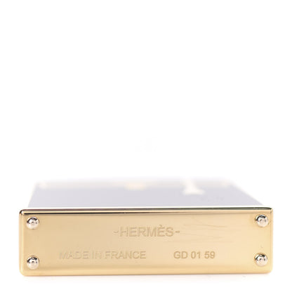 Hermes Lacquered Permabrass Kelly Curiosite Charm Black 3 of 4