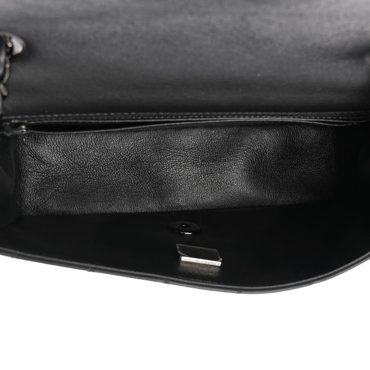 Chanel Lambskin Quilted Mini Rectangular Flap So Black 5 of 11