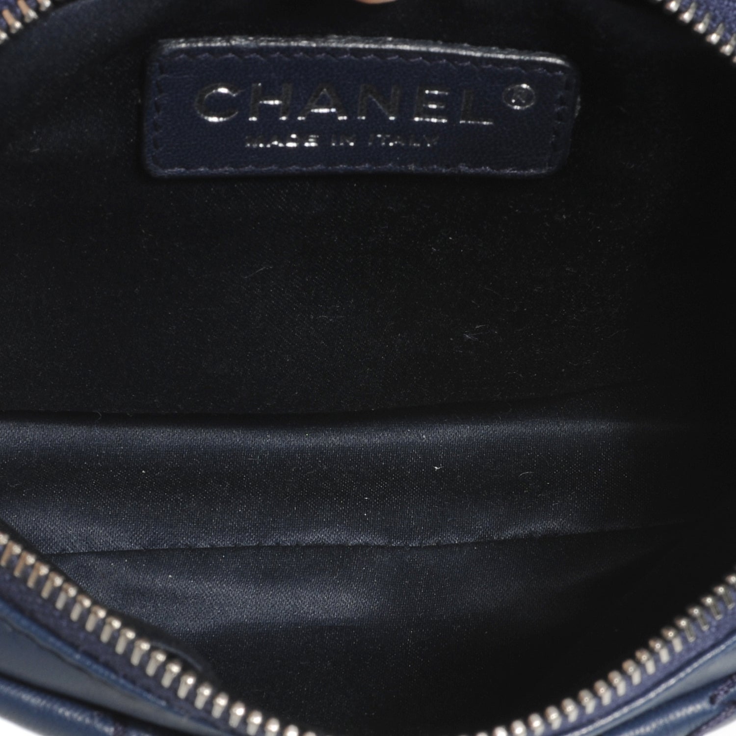 Chanel Calfskin Ultimate Stitch Mini Flap WOC Bag Navy 6 of 8