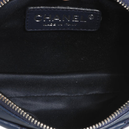 Chanel Calfskin Ultimate Stitch Mini Flap WOC Bag Navy 6 of 8