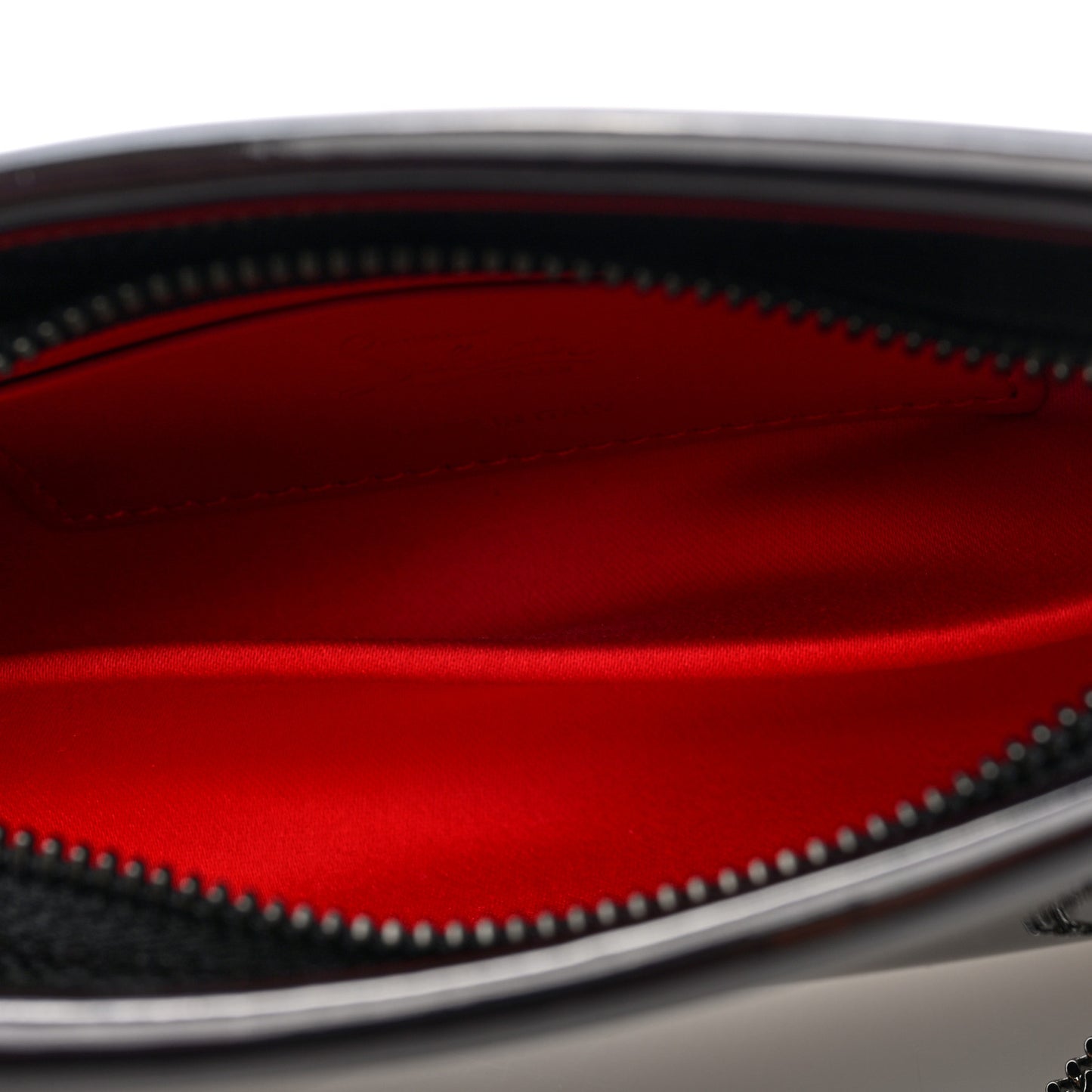 Patent Psychic Loubitwist Clutch Black