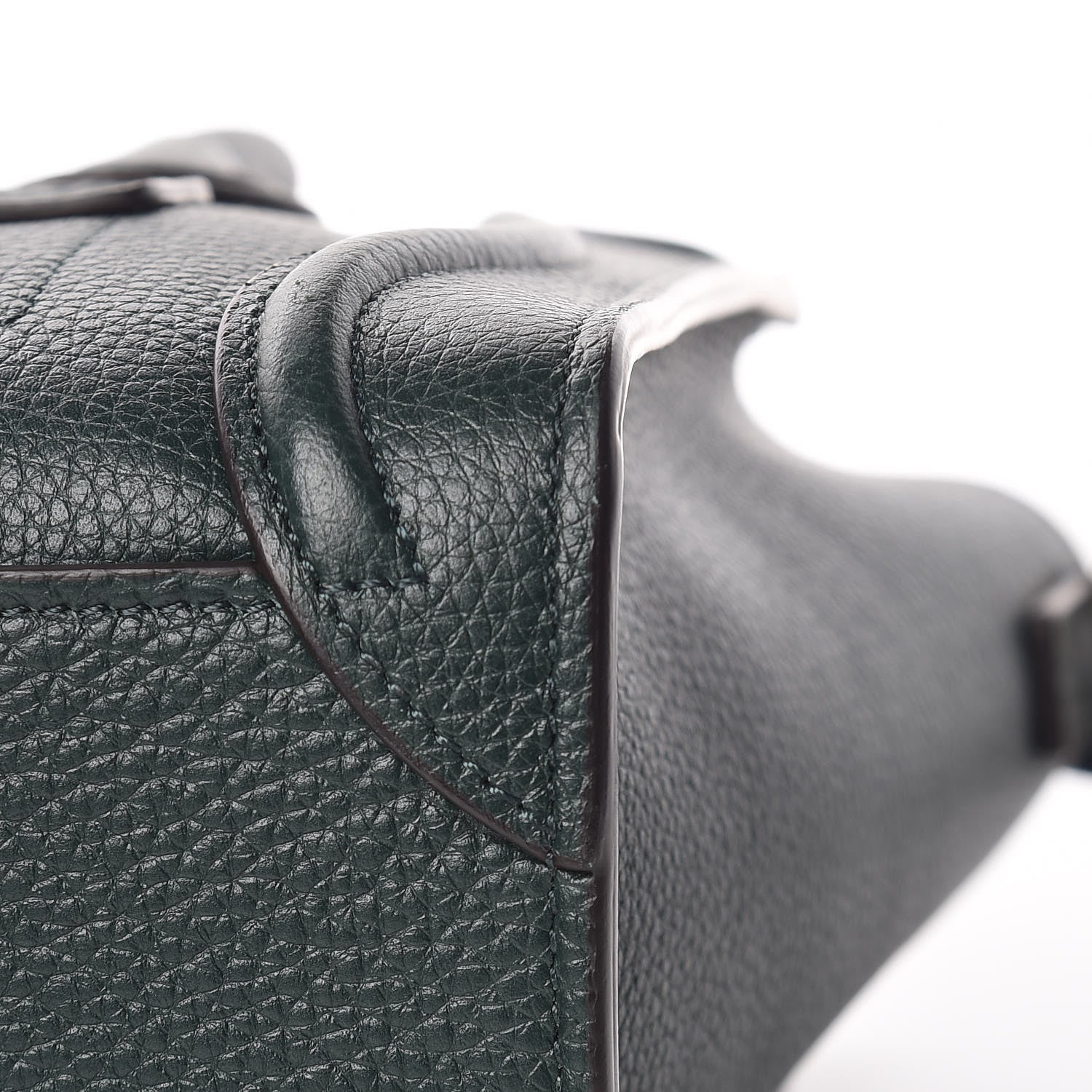Celine Drummed Calfskin Nano Luggage Amazone 6 of 13