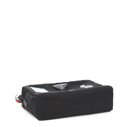 Prada Tessuto Nylon Saffiano Smalto Wristlet Black 3 of 6