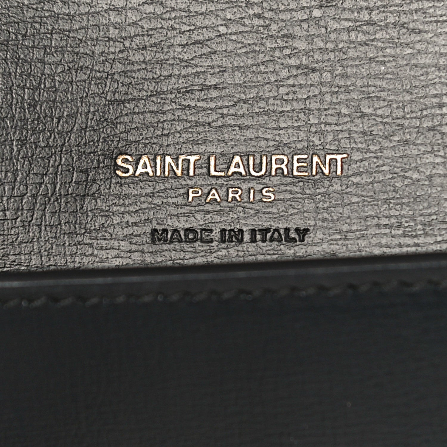 Saint Laurent Smooth Calfskin Monogram Phone Holder Crossbody Black 6 of 10