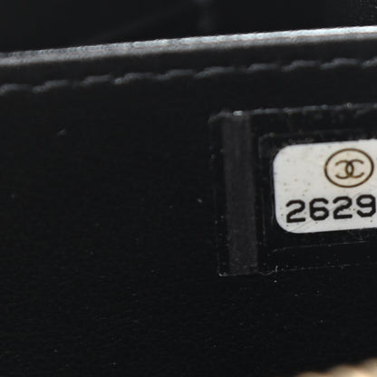 Chanel Caviar Quilted CC Filigree Vanity Clutch With Chain Black 7 of 9